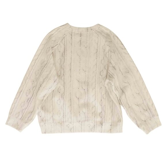 Cynthia Rowley Trompe L'oeil Printed Cotton Sweatshirt, X-Small, NWT - Picture 2 of 3